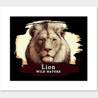 Lion - WILD NATURE - LION -28 Posters and Art